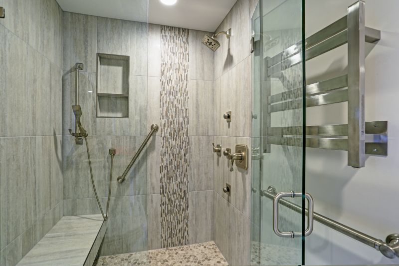 Shower with Multi-Function Shower Panel
